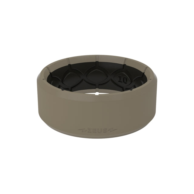 Zeus Edge Flat Earth Silicone Ring