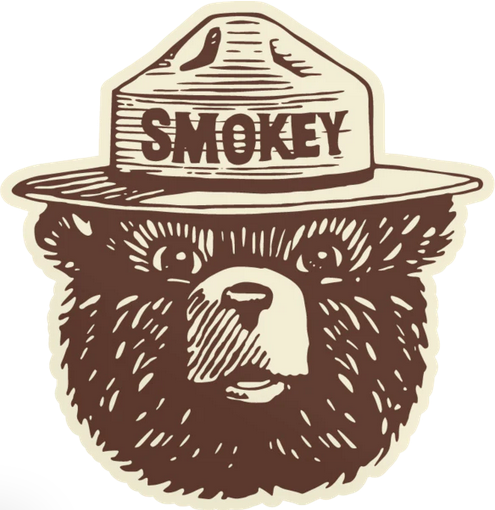 Smokey Logo Sticker