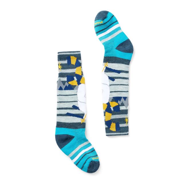 Kids' Wintersport Yeti Pattern Over The Calf Socks