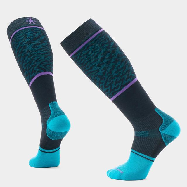 Unisex Snowboard Retro Line Over The Calf Socks