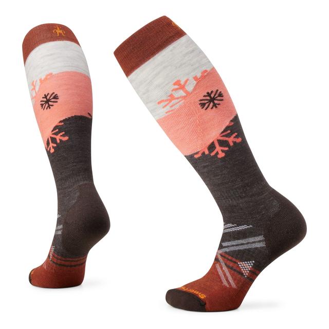 Women's Ski Snowpocalypse Pattern Over The Calf Socks