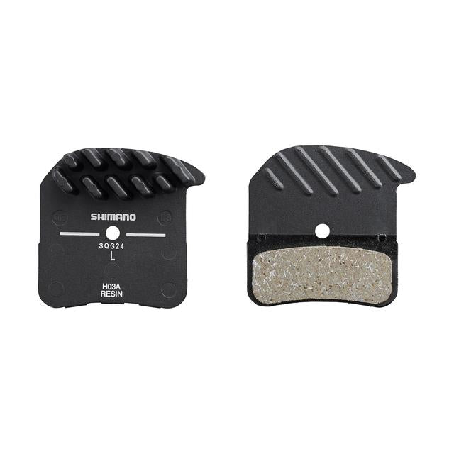 H03A-RF RESIN PAD W/FIN, w/SPRING, W/SPLIT PIN, 1 PAIR