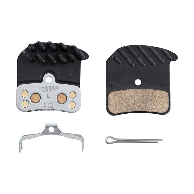 H03C DISC BRAKE PAD-METAL, W/FIN