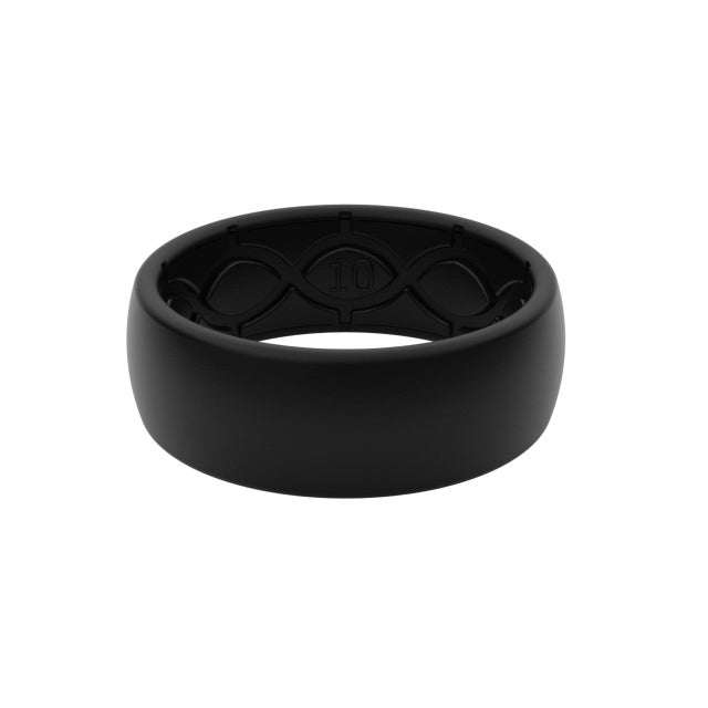 Ring Solid Black Black
